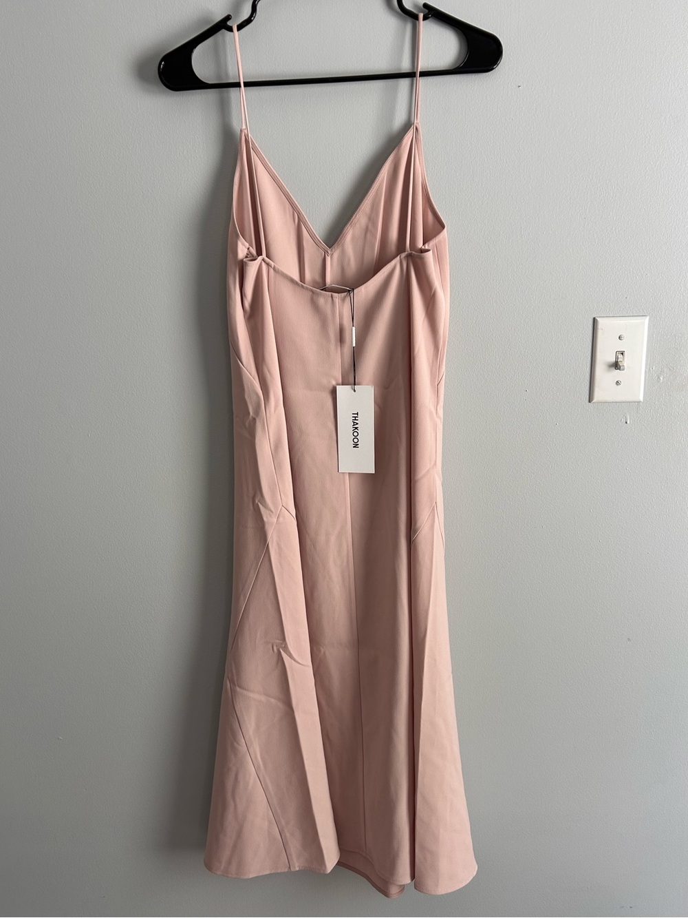 Thakoon Blush Pink Slip Dress | Size 6 | Minimalist Midi - Picture 3 of 4